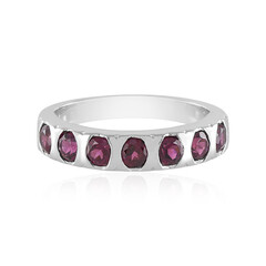 Anello in argento con Rodolite