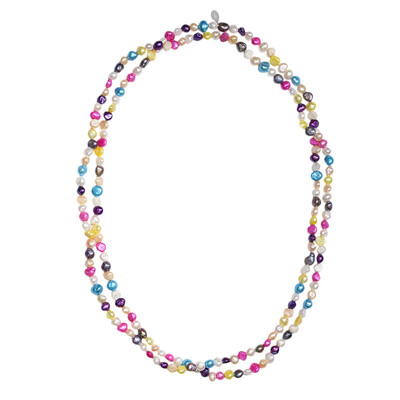 Collana in argento con Perla di Acqua Dolce (TPC)