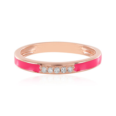 Anello in argento con Diamante I2 (I)