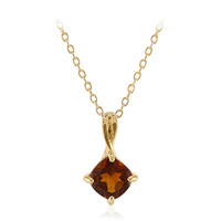 Collana in argento con Citrino Madeira