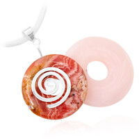 Accessorio in argento con Calcite Mangano