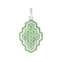 Ciondolo in argento con Tsavorite
