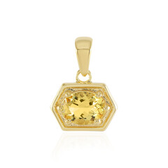 Ciondolo in argento con Berillo Giallo