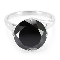 Anello in argento con Ematite Nera