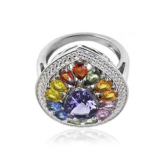 Anello in argento con Ametista Rose de France