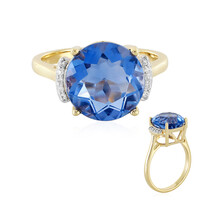 Anello in argento con Fluorite Cangiante