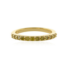 Anello in argento con Diamante Giallo I3