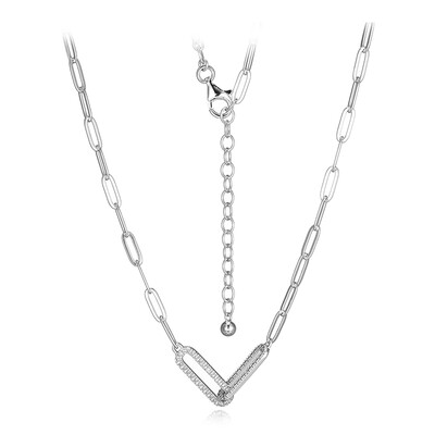 Collana in argento con Diamante I3 (H)