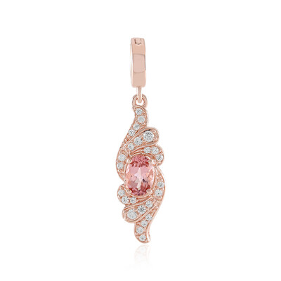 Ciondolo in argento con Tormalina Rosa