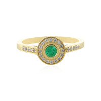 Anello in argento con Smeraldo Russo