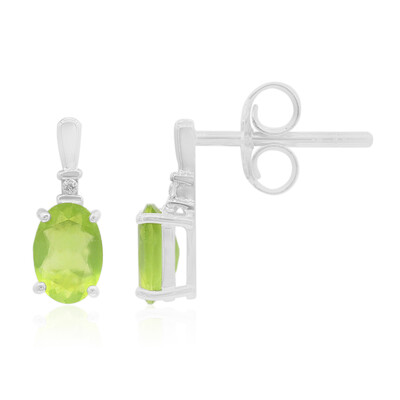 Orecchini in argento con Opale Verde Brasiliano