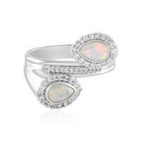 Anello in argento con Opale di Welo