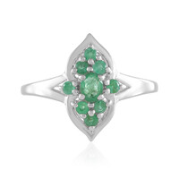 Anello in argento con Smeraldo Zambia