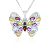 Collana in argento con Ametista Zambiana