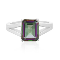 Anello in argento con Topazio Mistico