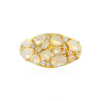 Anello in argento con Opale di Welo