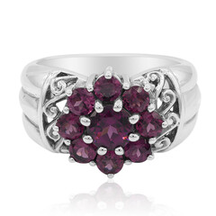 Anello in argento con Rodolite
