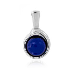 Ciondolo in argento con Ambra Blu Colombiana