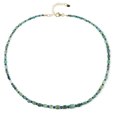 Collana in argento con Smeraldo Zambia