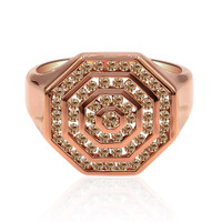 Anello in oro con Diamante Rose de France SI1 di Argyle