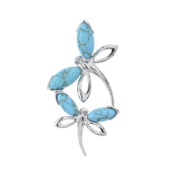 Ciondolo in argento con Turchese