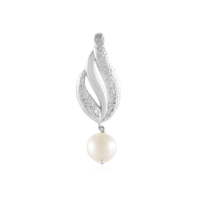 Ciondolo in argento con Perla d'Acqua Dolce Bianca