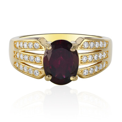 Anello in argento con Rodolite