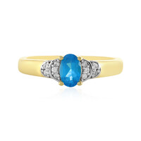 Anello in argento con Apatite Blu Neon