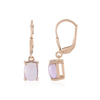 Orecchini in argento con Ametista Rose de France