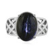 Anello in argento con Diopside Stellato d'India