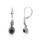 Orecchini in argento con Malachite (Desert Chic)