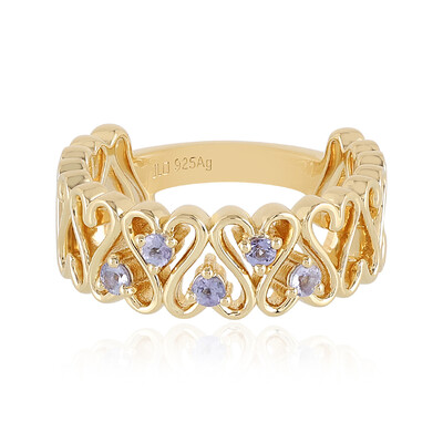 Anello in argento con Tanzanite