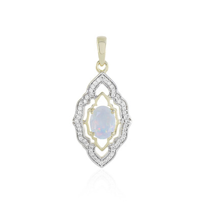 Ciondolo in oro con Opale di Welo (Adela Gold)
