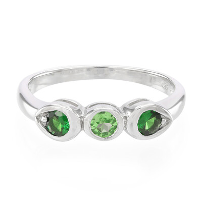 Anello in argento con Tsavorite