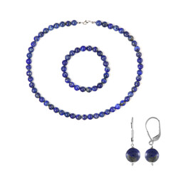 Parure in argento con Lapislazzuli