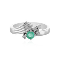 Anello in argento con Smeraldo Russo