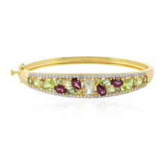Bracciale in argento con Ametista Verde