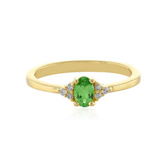 Anello in argento con Tsavorite