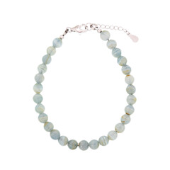 Bracciale in argento con Aragonite Blu