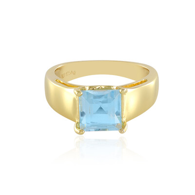 Anello in argento con Topazio Blu Cielo