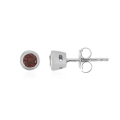 Orecchini in argento con Zircone Mogano