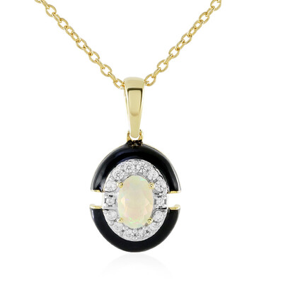 Collana in argento con Opale di Welo