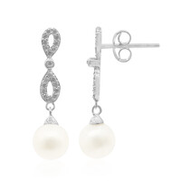 Orecchini in argento con Perla di Acqua Dolce