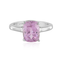 Anello in argento con Kunzite