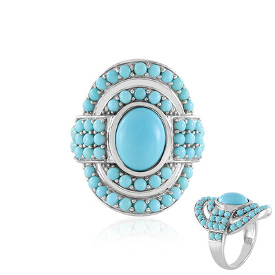 Anello in argento con Turchese Sleeping Beauty