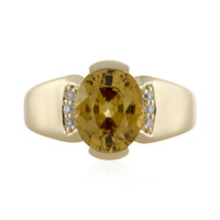 Anello in oro con Zircone Giallo