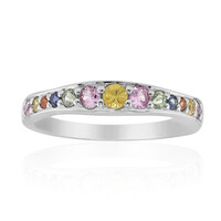 Anello in argento con Zaffiro Giallo