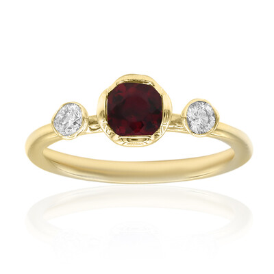 Anello in oro con Rubellite Brasiliana AAA (CIRARI)