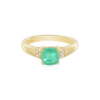 Anello in argento con Smeraldo Russo