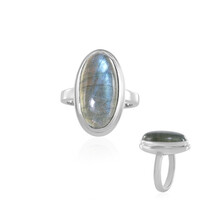 Anello in argento con Labradorite